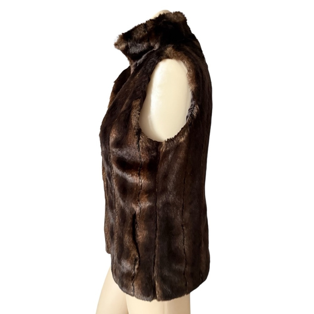 Dana Stein Friend and Fau Luxury Faux Fur Vest SMALL - Picture 3 of 12